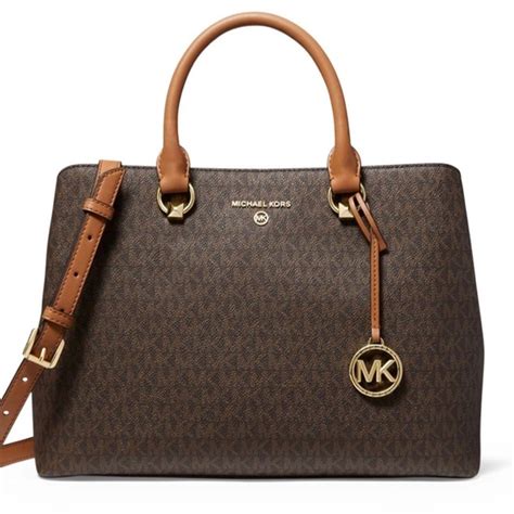 michael michael kors edith large saffiano leather satchel|Michael Kors edith large satchel.